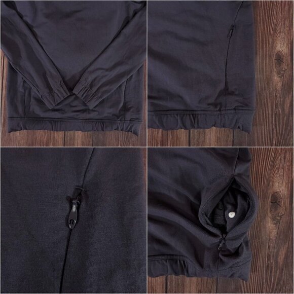 Lululemon Womens Size 4 Twisted & Tucked Pullover Dark Shadow Hooded W3AVHS - Picture 7 of 13
